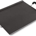 CELLO Aluminium Non-Stick Induction Base Square Dosa Patri Tawa 35 CM, Black | ISI Certified, High Guage PFOA Free Hammered Toned Gas Stove & Induction Base, Scratch Resistant, Easy Cooking & Cleaning