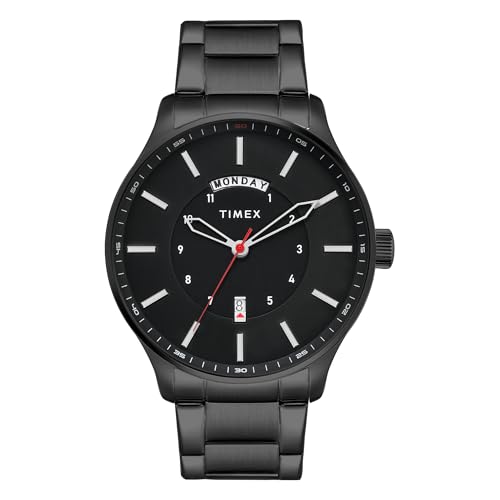 TIMEX Black Round Dial Analog Men’s Watch – TWEG29301
