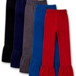 T2F Gilrs Flared Leggings (Pack of 5)(GLSLEG05_Multicolor_3-4 yrs)