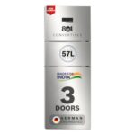 Bosch 302L, 3 Star, MaxFlex Convert Frost Free Triple Door Refrigerator | 8-in-1 Convertible Storage Modes | 57L Extra Convertible Zone |Cool Extend up to 18 hours (CMC33S23VI, 2026 Model, Fine Steel)
