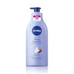 NIVEA Shea Smooth Body Lotion | Hyaluronic Acid & Shea Butter & Deep Nourish Serum Moisturizer | Lightweight Non-Greasy Body Cream | Body Moisturiser for 72H Hydration for Dry Skin | – 600ml