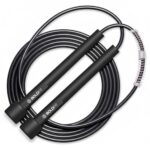 Boldfit Skipping Rope for Men and Women Jumping Rope With Adjustable Height Speed Skipping Rope for Kids, Women, Girls Jumping Men for Exercise – Black