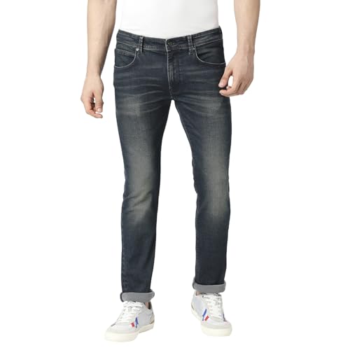 Pepe Jeans Vapour Slim Fit Mid Waist Jeans, Vintage Tint, 36