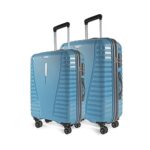 Aristocrat Airpro-Max Trolley Bags, Lightweight Polypropylene Case Luggage, 8 Wheels, Combination Lock, Travel-Friendly, 3-Yr International Warranty