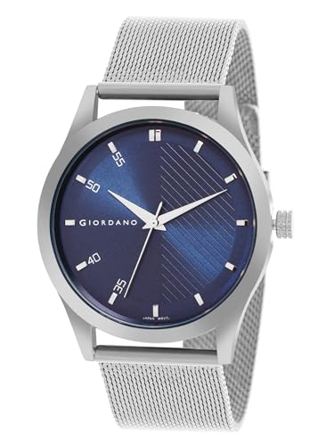Giordano Analog Watch for Men Stylish Metal Strap| 3 Hands Mechanism with Water Resistant Wrist Watch GZ-50110