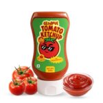 Gladful Tomato Ketchup for kids | 33% Concentrated Tomato Paste | No Refined Sugar | No Preservatives | Sweetened with Kachi Khand | Kids Tomato Sauce | Sandwich, Fries & Snacks Dip | 320g
