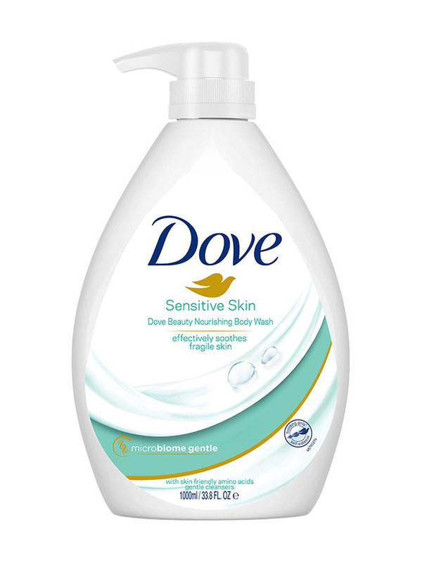 DOVE Nourishing Body Wash for Sensitive Skin, 24Hrs Moisture Lock(1000 ml)
