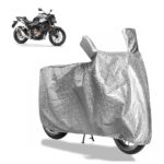 Sulfar Bike Cover for Honda CB500F / CB500X (Middleweight) | Waterproof, Dustproof & UV Protected | All Weather Two Wheeler Cover (Silver) New 2026 Variants