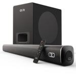 GOBOULT X120 2.1 Channel Bluetooth Soundbar with BoomX Subwoofer, 120-Watt Output Surround Sound, EQ Modes, Remote Accessibility, USB/HDMI/AUX & Optical Fiber Connectivity Sound bar (Black)