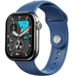 Fire-Boltt Ring X Smart Watch with 2.01” Always-On Display, Bluetooth Calling, Wireless Charging, AI Voice Assistant, 500+ Watch Faces, Health Suite, Smart Watch for Man & Woman – Blue S