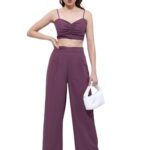 Tokyo Talkies Women Crop Top with Trouser