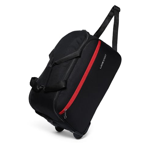 Lavie Sport Lino M Duffle Wheeler Bag | 2 Wheel Duffle Bag | Duffle Bag with Adjustable Handle