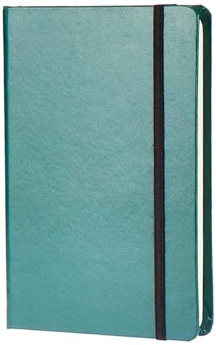 amazon basics Classic Notebook, Plain – (130mm x 210mm) – 240 pages (Green)