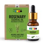 Organix Mantra Rosemary Essential Oil for Hair, Skin & DIY – 100% Natural & Steam Distilled Oil – 15ML