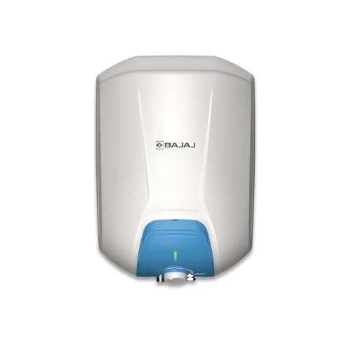 Bajaj Endure Series Gracio 15L Storage Water Heater For Home | 5 Star Rated Geyser | 20% More Hot Water | Thermostat Knob | Shock Resistant & Rust Proof | Child Safety Mode | 2-Yr Warranty | White