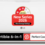 LG 2026 Model 1.5 Ton 3 Star Split Smart Inverter Faster Cooling and Energy Saving, AI Convertible 6-in-1 Cooling, HD Filter with Anti Virus Protection, Cools at 55 Degree celsius, Him Clean, VIRAAT Mode and Diet Mode Plus AC(AS-Q18JNXE1, White)