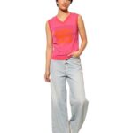 ONLY Women’s Regular Fit Pink Top