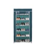 Compact Shoe Organizer Stand for Small Space and Easy Home Arrangement Green