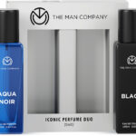 THE MAN COMPANY Iconic Duo Perfume Gift set| Black EDT+ Aqua EDP- (2x20ml)|Long Lasting Perfume Eau de Toilette  –  40 ml(For Men)