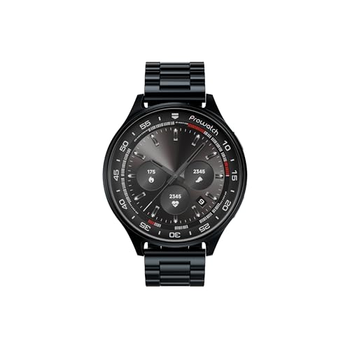 Newly Launched ProWatch Xtreme with Enhanced Fitness Features – 1.43″ AMOLED AOD Display | Inbuilt GPS Altimeter, Barometer & Compass | Corning Gorilla Glass 3 | Body Energy Features (Metal Strap)