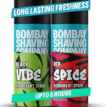 BOMBAY SHAVING COMPANY Red Spice & Black Vibe 150ml x 2 Combo Deodorant Spray  –  For Men(300 ml, Pack of 2)