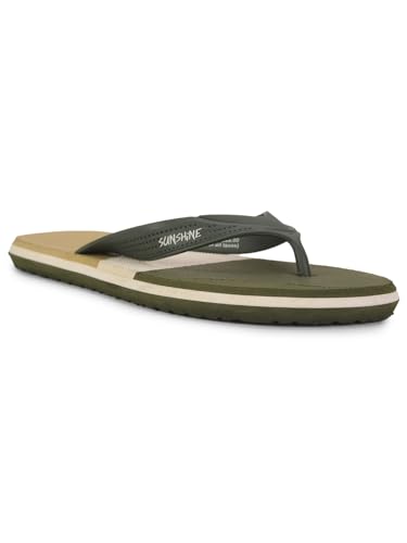 Bata Sunshine SIGMA Men s Casual Slippers Vibrant Green, Relaxed Footwear