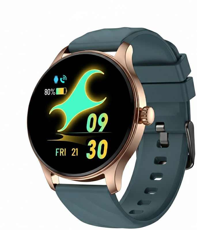 Fastrack Jupiter R1 Smartwatch(Teal Strap, Free Size)