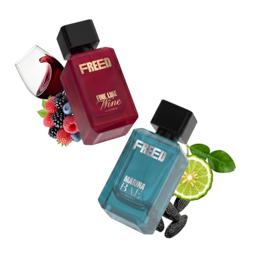 Freed Fine Like Wine & Marina Bae Perfume for Women (80ml X 2) | Long Lasting Fragrance | Date Night Perfume |Gift for Women