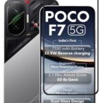 MoCoTech HD+ Edge-to-Edge Tempered Glass for Poco F7 5G – Full Screen Protector Guard, 9H, Anti-Scratch, Case Friendly, Ultra Clear with Easy Installation Kit