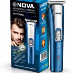 NOVA NHT 1042 USB Trimmer 60 min  Runtime 5 Length Settings(Blue, Silver)