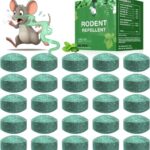 Rat Repellent for Car Home Mouse Repellent Peppermint Oil to Protect Wires in Car, Bike & Truck Engine No Kill Only Repels Home Indoor-Outdoor Garage Rat Controller Rodents Out of Car (10)