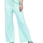 Tokyo Talkies Women Gorgeous Green Solid Bootcut Track Pant