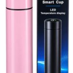 Smart Cup LED Temperature Display Water Bottle – 500 ml | Pink Colour | Double-Wall Stainless Steel Vacuum Bottle | Digital Touch-Lid Temp Screen | Hot & Cold Insulation | Gift & Daily Use