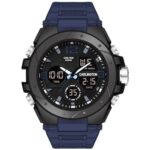 Carlington Endurance Series Analog-Digital Sports Watches for Men and Boys with Alarm, Stopwatch, Backlit Display, Dualtime, Silicone Rubber Strap, Water & Shock Resiatant – CT_9105