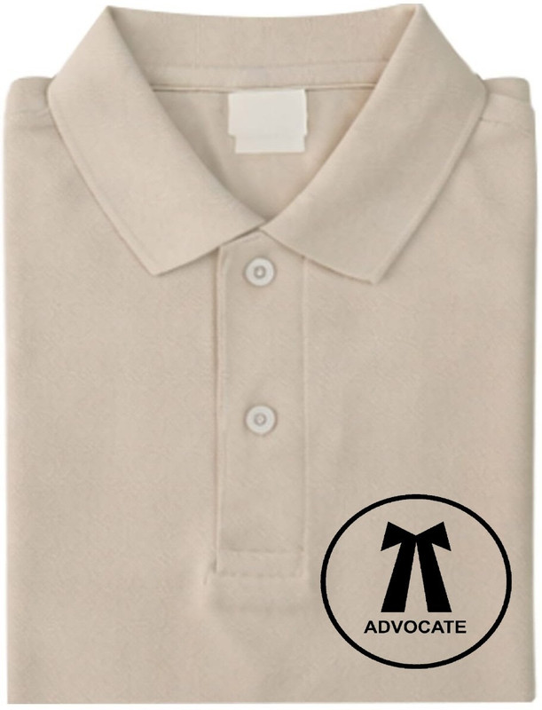 V Fashion Self Design Men Polo Neck Brown T-Shirt