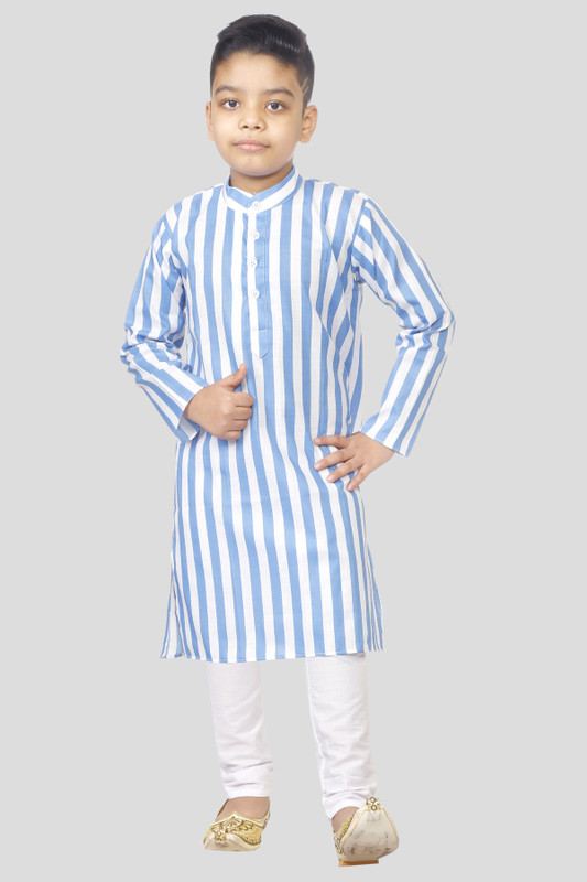 FTC FASHIONS Boys Casual Kurta and Churidar Set(Multicolor Pack of 1)