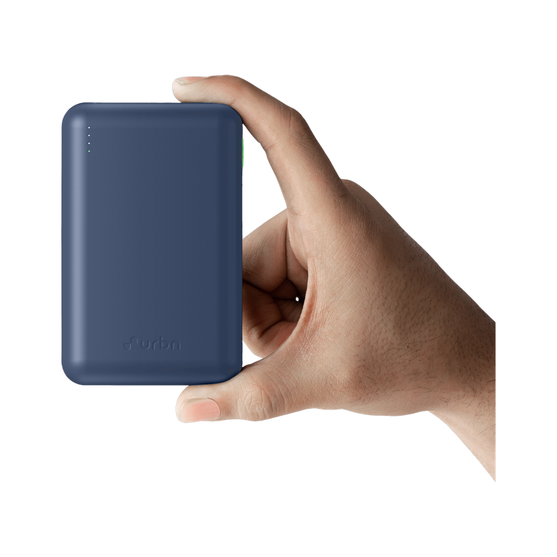 URBN 20000 mAh 22.5 W Pocket Size Power Bank(Blue, Lithium Polymer, Fast Charging, Power Delivery 3.0, Quick Charge 3.0 for Mobile, Speaker, Tablet, Earbuds)