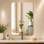 LUPPRA 12 × 18 in Frameless Wall Mirror Bathroom Mirror(Rectangle Finish : Polished)