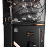 Aqua Frisch H2O | Needs No Service For 2 Years| 15 L RO + UV + Copper + Alkaline + Minerals Water Purifier(Black)