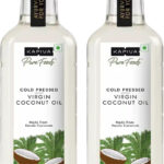Kapiva Virgin Cold-Pressed |Unrefined, Organic & Edible Coconut Oil(2 x 1000 ml)