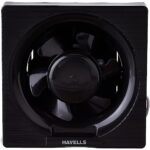 Havells Ventil Air DX 150mm Exhaust Fan | Strong Air Suction, Rust Proof Body and Dust Protection Shutters |Suitable for Bathroom, Kitchen, and Office| Warranty: 2 Years | (Pack of 1, Black)