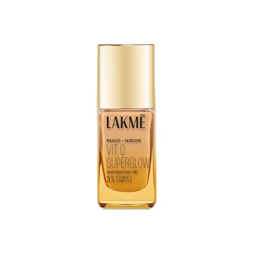 Lakme Makeup+Skincare VitC Superglow Skin Perfecting Tint Warm Crème W120 25ml
