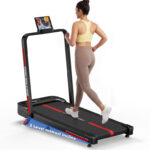 Lifelong 4 HP Motorized Treadmill for Home | 2 level Manual Incline | For Home workout Treadmill (Max Weight:100 kg)