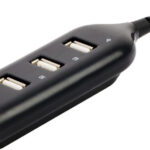 ZEBRONICS 4 Port ZEB-90HB USB Hub(Black)
