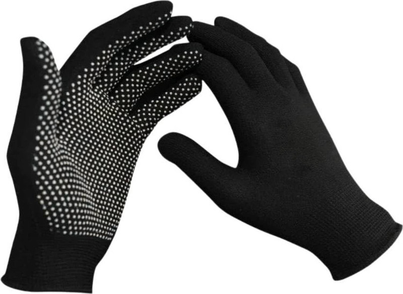 Shopeleven Breathable Anti-Slip Work Gloves for Sports, Adventure Batting Gloves(Black)