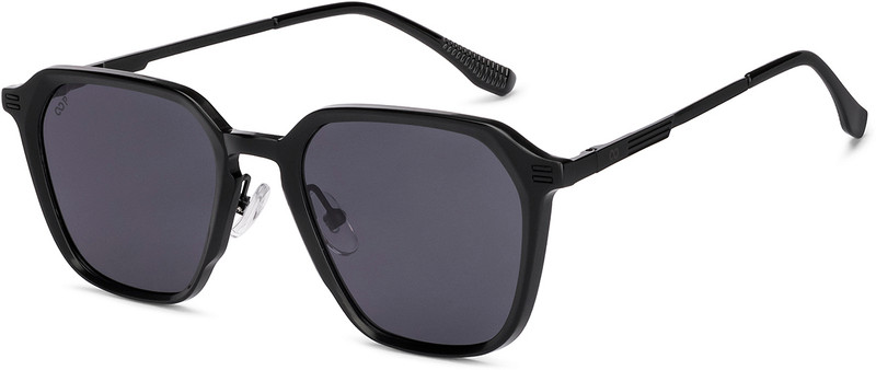 VINCENT CHASE Rectangular Sunglasses(For Men & Women, Grey)