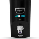 LIVPURE LIV-PEP-PRO-PLUS+ 2X Power Filter | No Filter Cost for 2 Year | 7 L RO + UV + UF Water Purifier(Black)