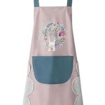 KASHIVAL Kitchen Apron, Waterproof with Adjustable Straps | Free Size