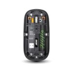 Acer Clearview Wireless Mouse, Dual Mode Bluetooth 5.2 & 2.4GHz, Rechargeable 500mAh Battery, RGB Lighting, 3200 DPI Adjustable, Silent Portable Mouse for Laptop, PC, Mac & Tablet, Black