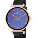 Daniel Klein Analog Black Dial Women’s Stainless Steel Watch-Dk12070-4